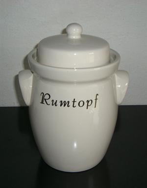Romtopfkrukke med opskrift, rumindhold 3,5 liter